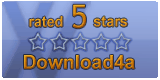 5 stars award from   Download4a