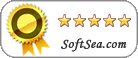 5 stars award from  SoftSea