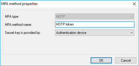 HOTP method properties